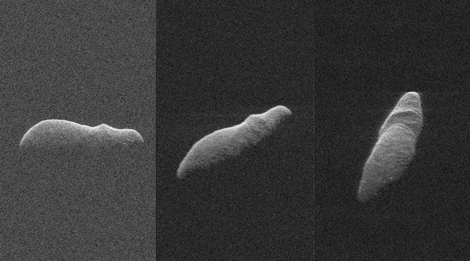 Radar images reveal near-Earth asteroid on path by Earth