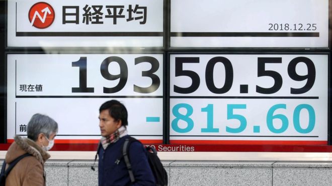 Japan's Nikkei index slides amid US uncertainty