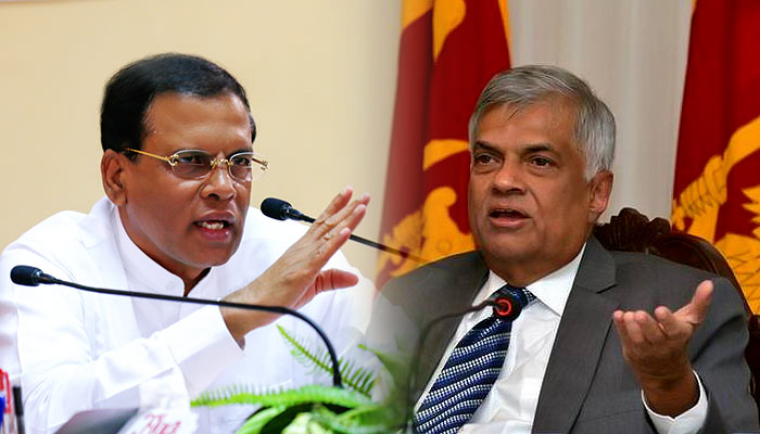 14 2019 1 Comment by Administrator SIRISENA, RANIL IN AIR WAR OVER RUPAVAHINI CHIEF