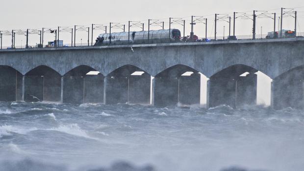 Six killed in train accident on bridge in Denmark