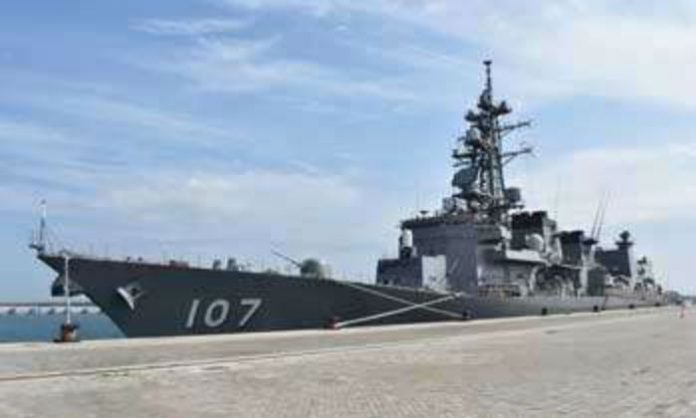 Japanese defence ship arrives at H’tota Port