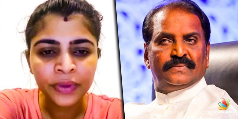 Chinmayi raises question about Vairamuthu again