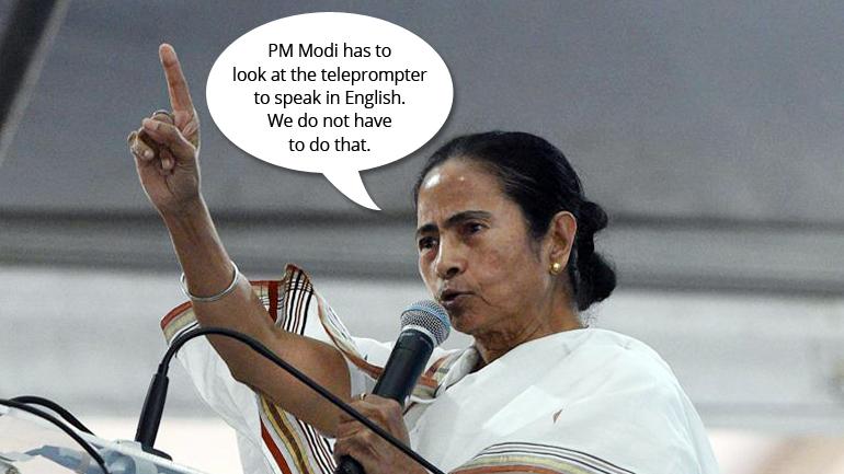 PM Narendra Modi cannot speak proper English, says Mamata Banerjee