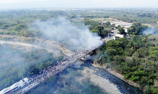 Two killed as Venezuela aid distribution operation turns violent