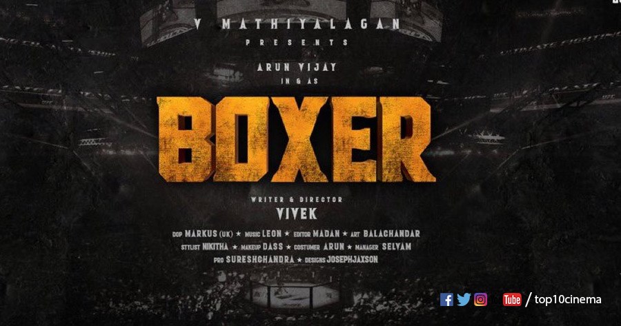 Vivek directs Arun Vijay in ‘Boxer’!