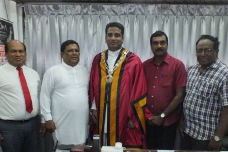 Minister of Internal Affairs visited Jaffna Municipal Council