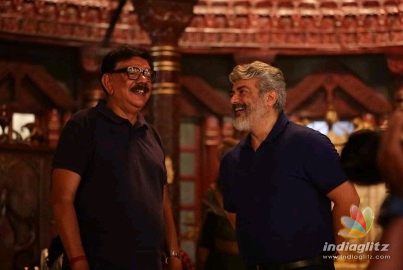 Thala Ajith's sudden entry into historical movie set