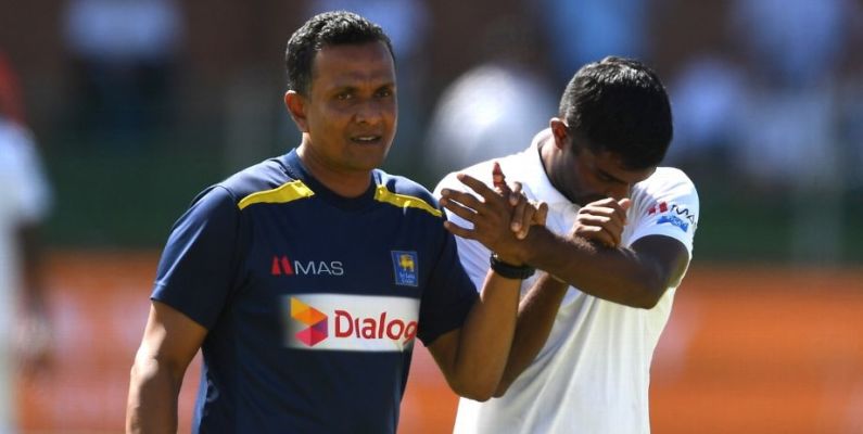 Lasith Embuldeniya severely injured in 2nd test