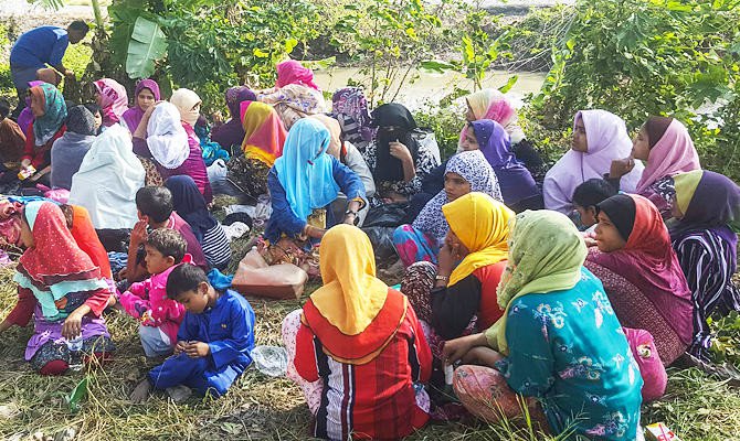 34 Rohingya women, children found stranded on Malaysia beach