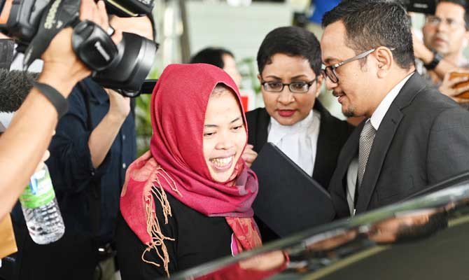 Malaysia court frees Indonesian in Kim Jong Nam murder case