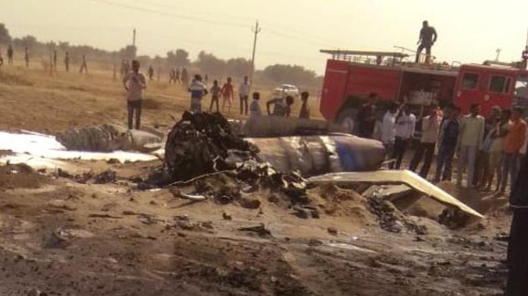 IAF MiG-21 crashes near Bikaner in Rajasthan after bird hit, pilot ejects safely