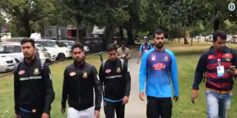 Bangladesh Cricket team escapes gunmen at a New Zealand mosque