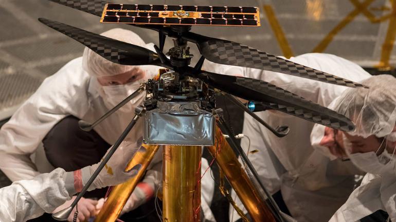 Mars Helicopter all set to fly over Red Planet, chopper weighs less than 2 kg