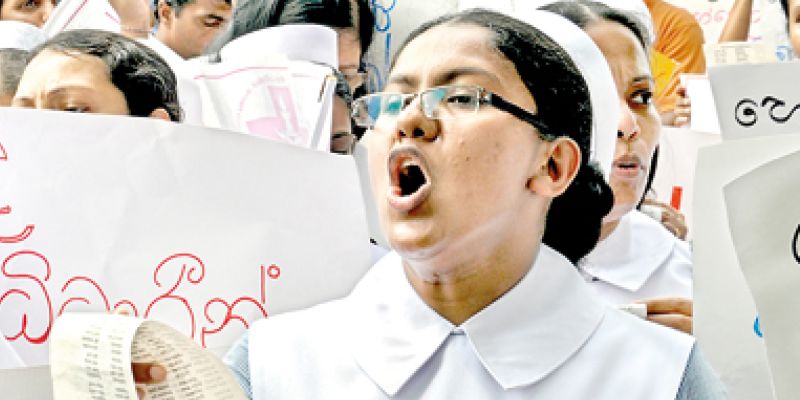 Nurses on strike