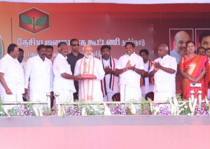 2019 general elections: Modi in Theni, promises to create new India