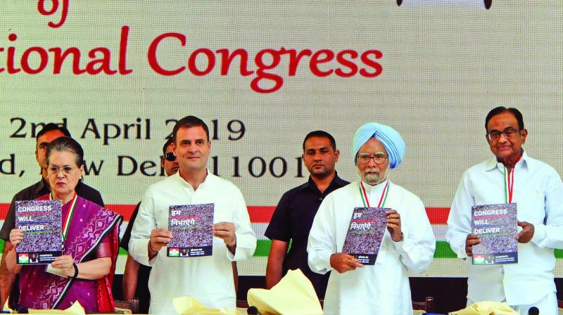 Congress focuses on poor, farmers, jobs, sedition law in manifesto