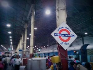 Chennai Central station boards changed to include MGR name