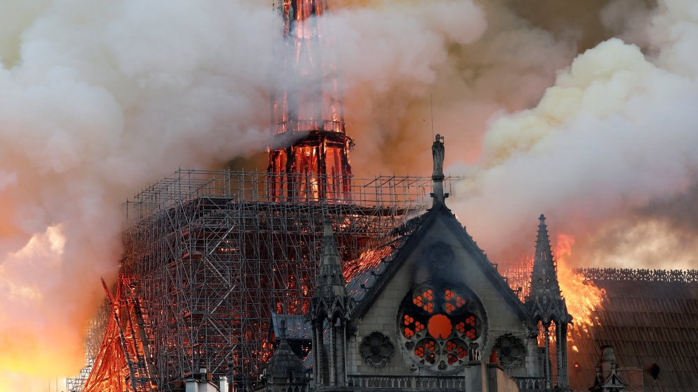 Paris' Notre Dame cathedral 'saved' after massive fire