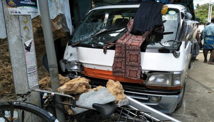 Hiyas van entered into a textile shop in Jaffna