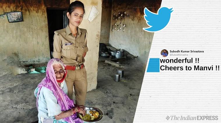 UP Police praise lady constable for going beyond duty to help elderly woman