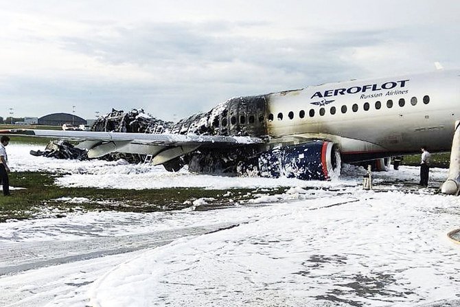 At least 40 dead in Russian plane’s fiery emergency landing