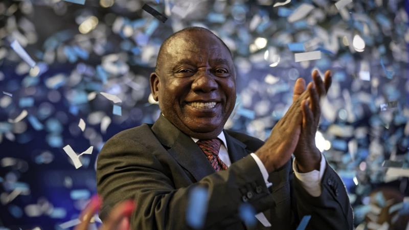 South Africa's ANC wins re-election with reduced majority