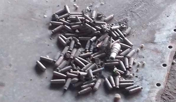 Artillery shells found at steel factory in Ekala