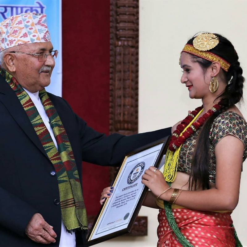 Nepali girl, 18, dances her way into Guinness book