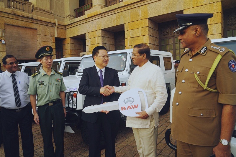 Chinese jeeps for the police