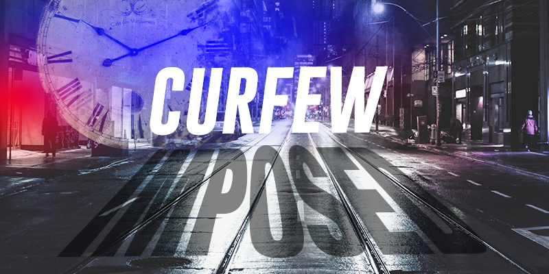 Police curfew imposed island wide