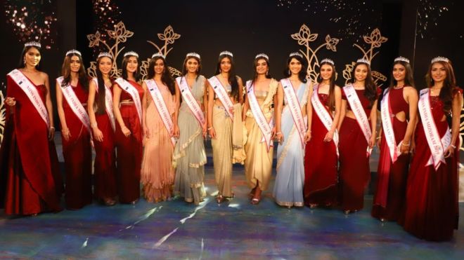 The mystery of the 'identical' Miss India contestants