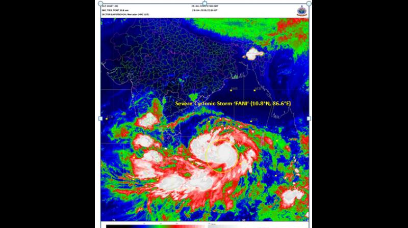 Cyclone 'Fani' intensifies into 'extremely severe storm', Odisha on alert