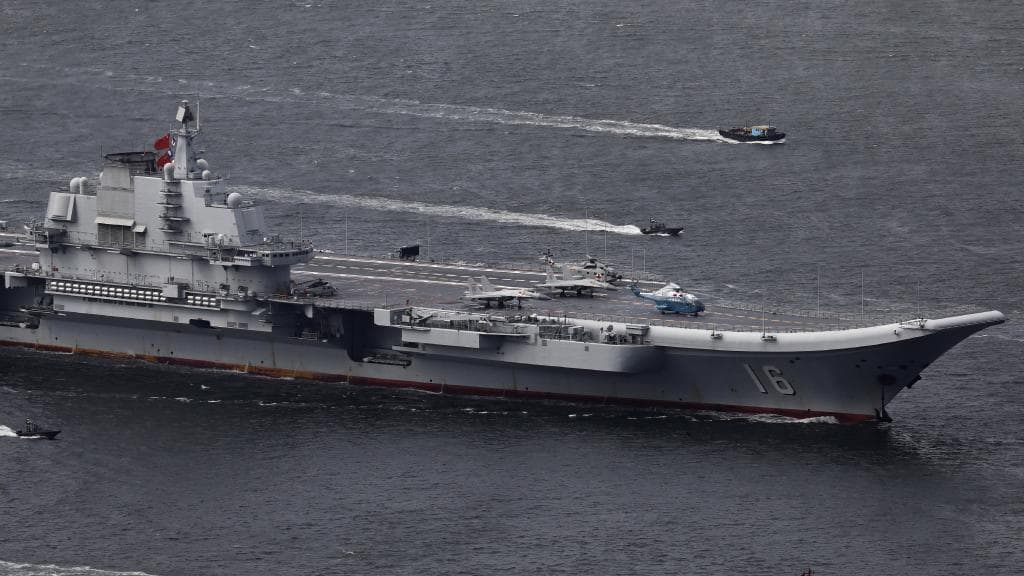 Satellite photos reveal construction works on Chinese aircraft carrier Type 002