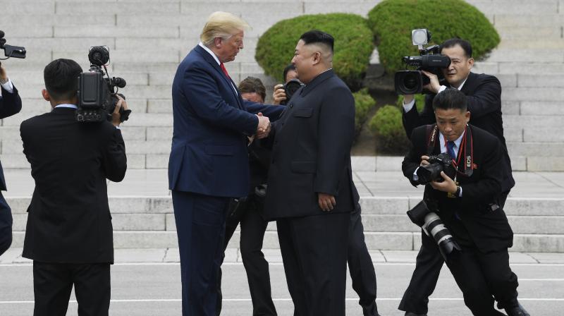 Trump meets Kim Jong Un, becomes first US leader to enter North Korean territory