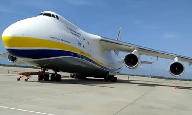 World’s second-largest cargo aircraft lands at Mattala