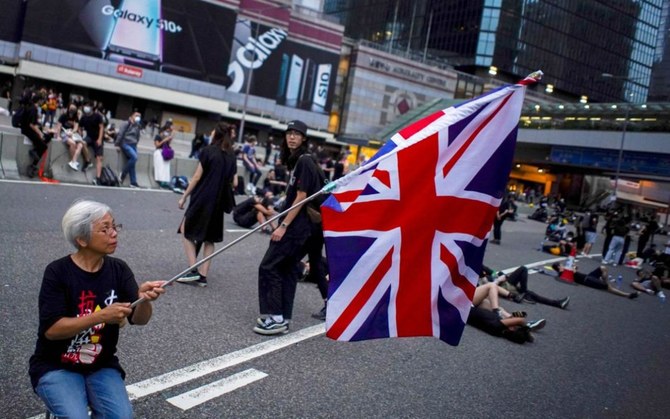 China and Britain wage war of words over Hong Kong