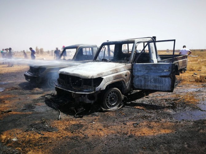 Four killed as car bomb targets funeral in Libya’s Benghazi