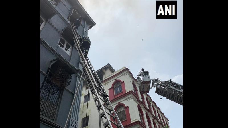 Fire breaks out at Churchill Chamber building, near Taj in Mumbai