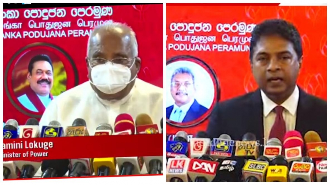 Govt.'s coalitional parties were attacked by SLPP's politburo as 'international conspiracy'