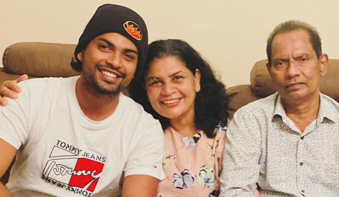 Nuwan -the popular singer and his son, Gayan both contracted with Corona