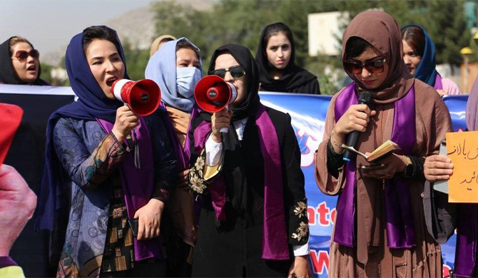 Taliban disperses women's rights protest brutally in Kabul