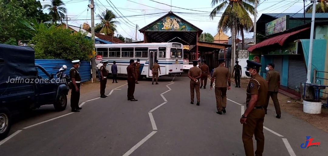 Intense security around Nallur Temple because of Car Festival Today