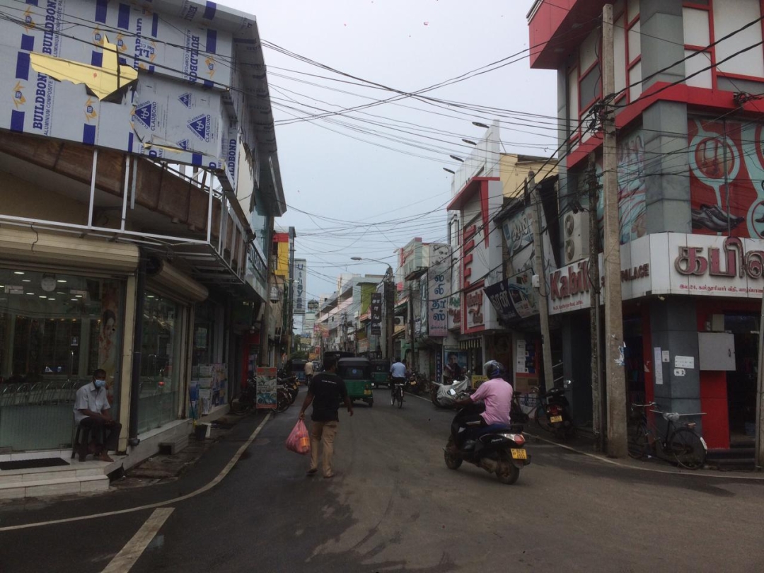 Today Jaffna Town after curfew relaxed !