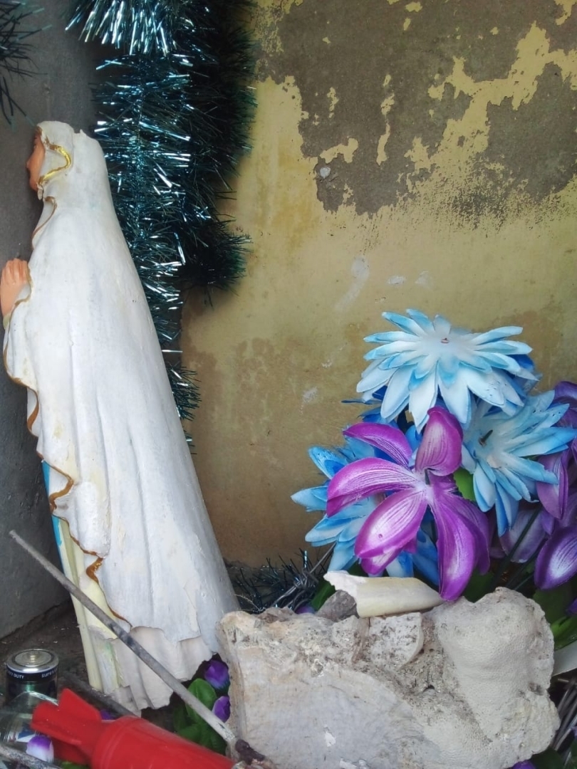 The Statue of Holy Mary smashed ! Anti- social elements’ vandalism in Delft!!