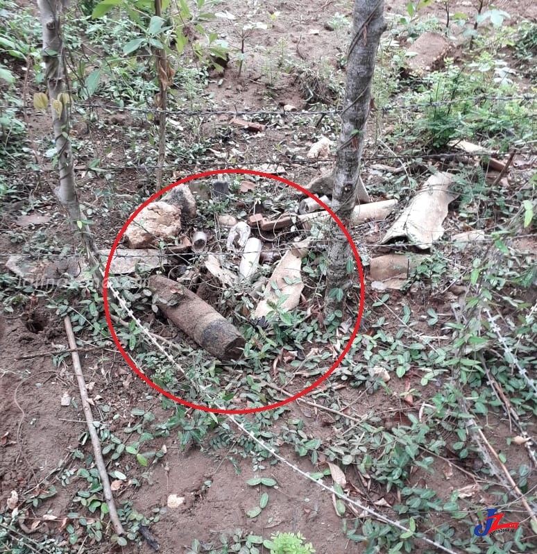 Explosive found in a garden in Mallakam!