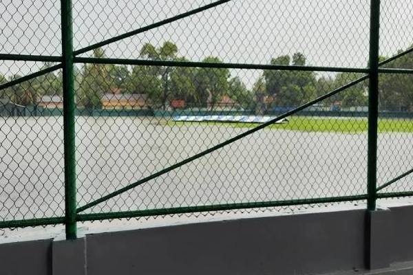 Jaffna Hindu College playground looks like pond!