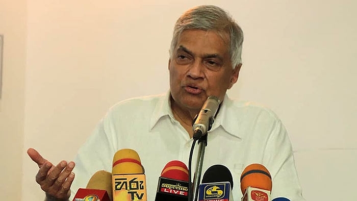 RANIL URGES GOVERNMENT TO SPEED UP CREDIT LINE WITH INDIA BEFORE FOOD RIOTS BREAK OUT