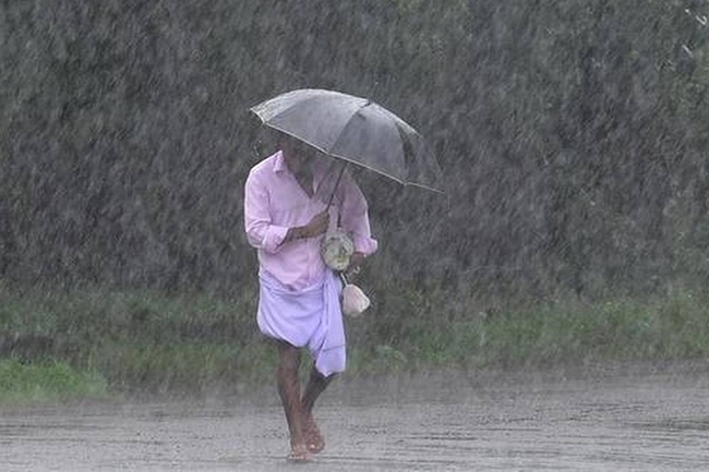 Fairly heavy rainfall above 75mm expected in parts of the island