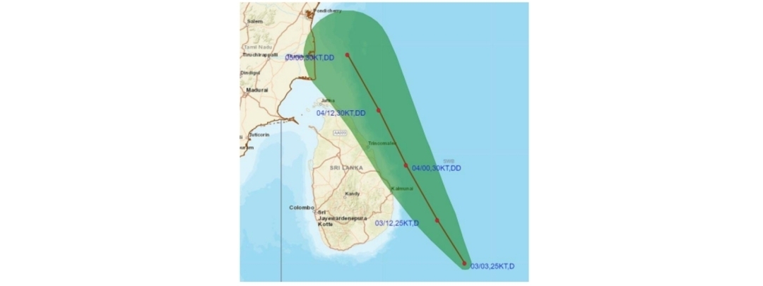 Low pressure area likely to develop into deep depression