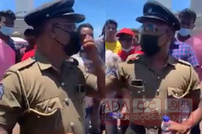 Disciplinary action against Police Sergeant who joined Galle Face protest